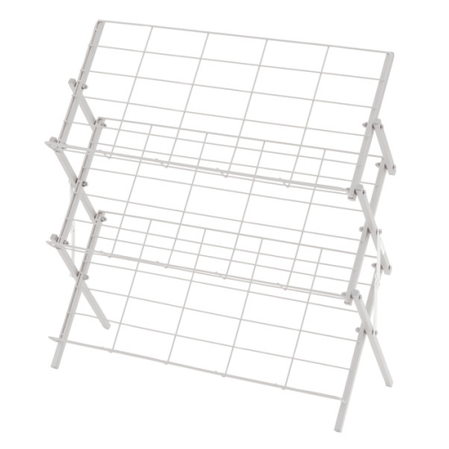 東谷 / フォールディングシューズラック (ホワイト) (W70×D27×H70) (送料無料[北海道・沖縄送料別])