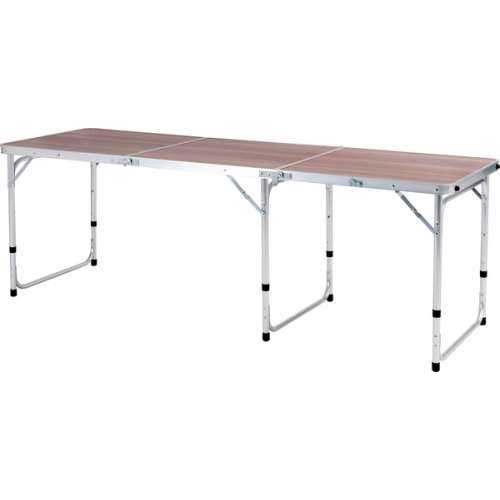 東谷 / フォールディングテーブル ワイド D60 (ブラウン) (W180×D60×H54/62/70) (送料無料[北海道・沖縄送料別])