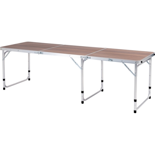 東谷 / フォールディングテーブル ワイド D60 (ブラウン) (W180×D60×H54/62/70) (送料無料[北海道・沖縄送料別])