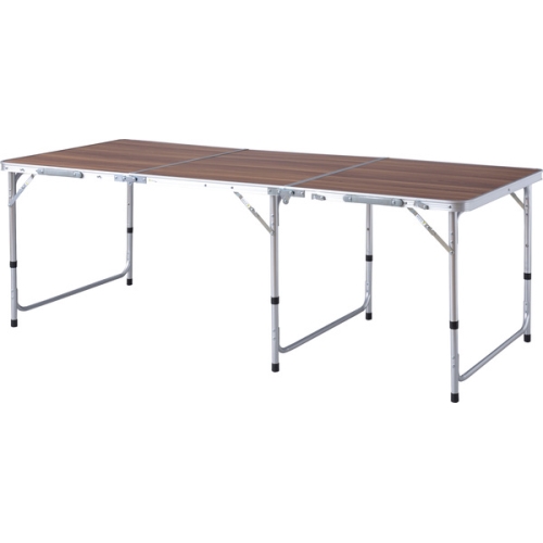 東谷 / フォールディングテーブル ワイド D80 (ブラウン) (W180×D80×H54/62/70) (送料無料[北海道・沖縄送料別])
