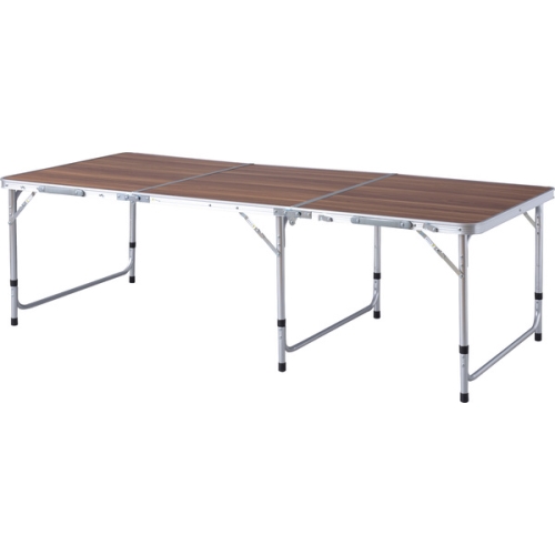東谷 / フォールディングテーブル ワイド D80 (ブラウン) (W180×D80×H54/62/70) (送料無料[北海道・沖縄送料別])