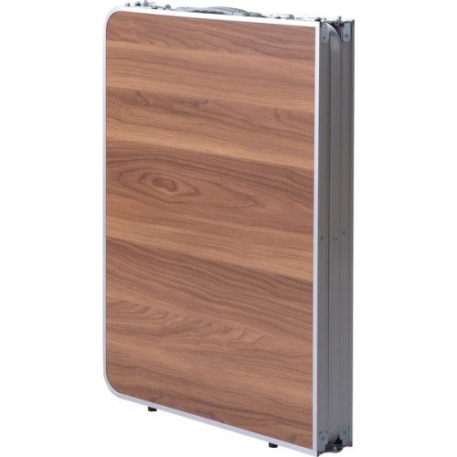 東谷 / フォールディングテーブル ワイド D80 (ブラウン) (W180×D80×H54/62/70) (送料無料[北海道・沖縄送料別])