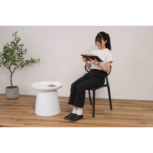 東谷 / パルネ チェア (ブラック) (W50.5×D54×H83.5×SH44.5) (送料無料[北海道・沖縄送料別])
