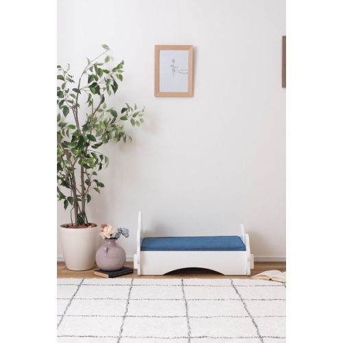 東谷 ペットベッド ホワイト W45×D75×H38×SH18 PET-69WH 組立式 猫型 かわいい おしゃれ 天然木(ミンディ) メーカー直送 送料無料 東谷 ペットベッド ホワイト W45×D75×H38×SH18 PET-69WH 組立式 猫型