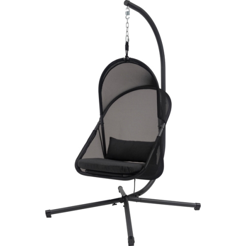 東谷 / ハンギングチェア (ブラック) (W100×D129.5×H194×SH55) (送料無料[北海道・沖縄送料別])の通販は 37,752円