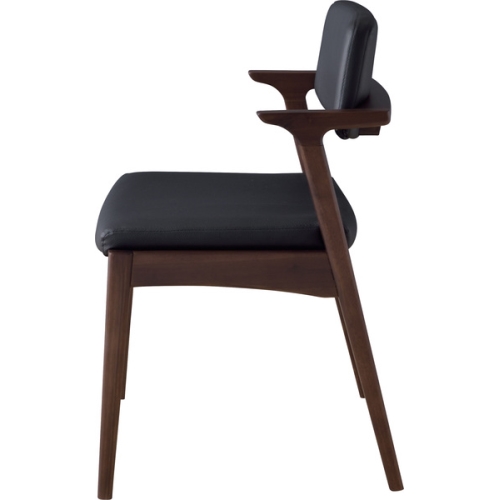 東谷 / トニー ダイニングチェア (ブラック) (W52×D54×H77×SH45) (送料無料[北海道・沖縄送料別])の通販は