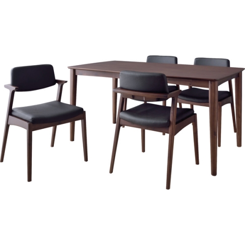 東谷 / トニー ダイニングチェア (ブラック) (W52×D54×H77×SH45) (送料無料[北海道・沖縄送料別])の通販は