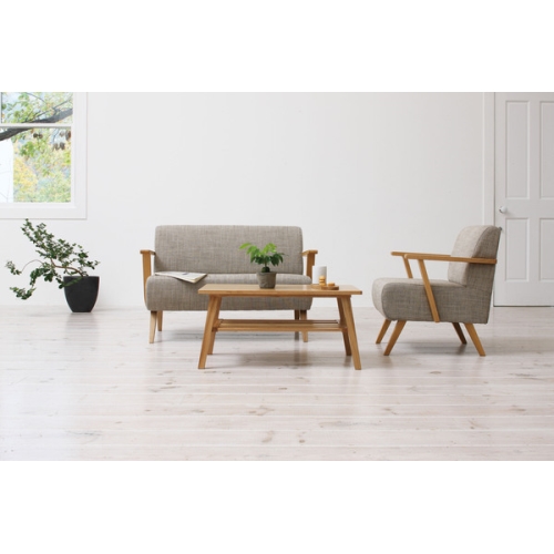 東谷 / モティ ソファ二人掛 (ナチュラル) (W111×D66×H72×SH40) (送料無料[北海道・沖縄送料別])の通販は