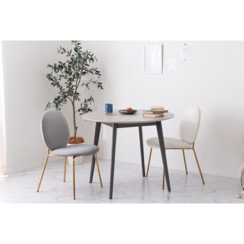 東谷 / ラウンドテーブル (グレー) (W90×D90×H72 (送料無料[北海道