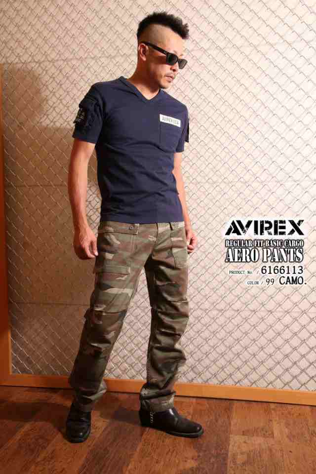 アビレックス AVIREX AERO CARGO PANTS カモフラ エアロ カーゴパンツ