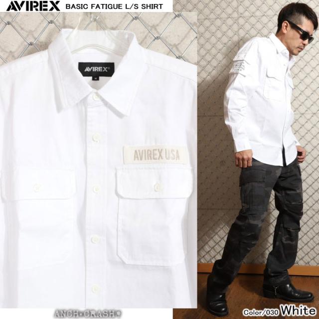 AVIREX アビレックス ベーシックファティーグ 長袖シャツ(783-3920001)ミリタリー 6175140 783-4920001_5