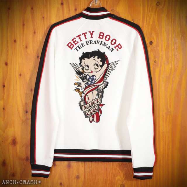 送料無料！】THE BRAVEMAN×BETTY BOOP 刺繍 スカジャン風デザイン 