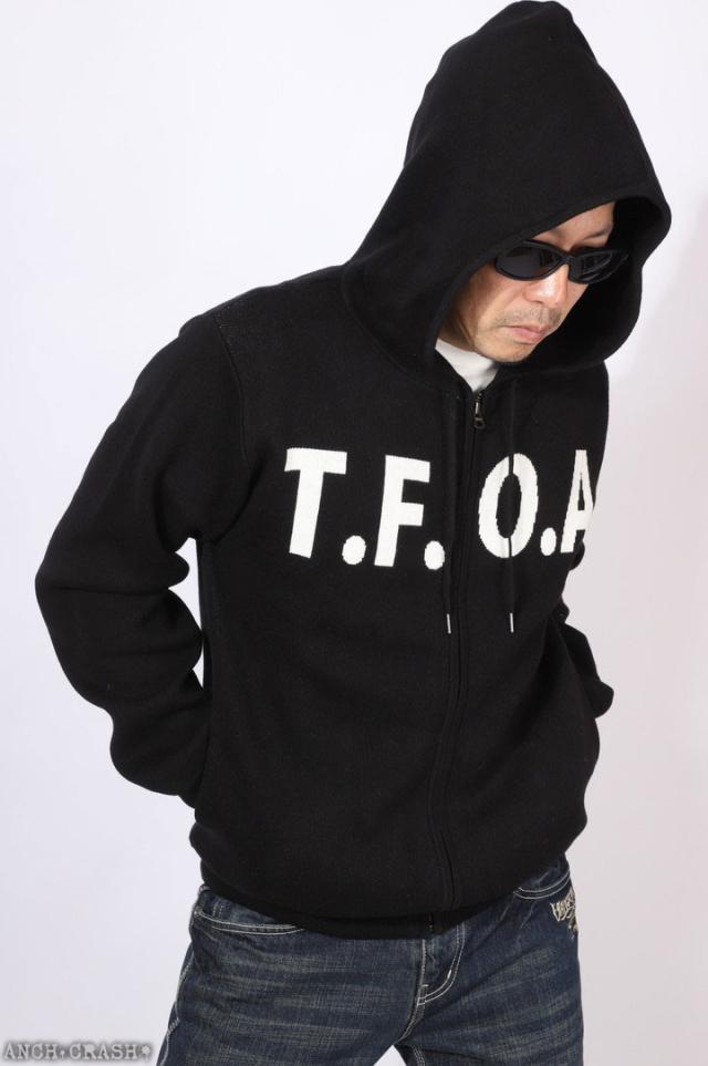 クローズ WORST T.F.O.A RABBIT ジャガードニットF/Zパーカー (CRKN-2501) 【送料無料】CROWS ワースト_1