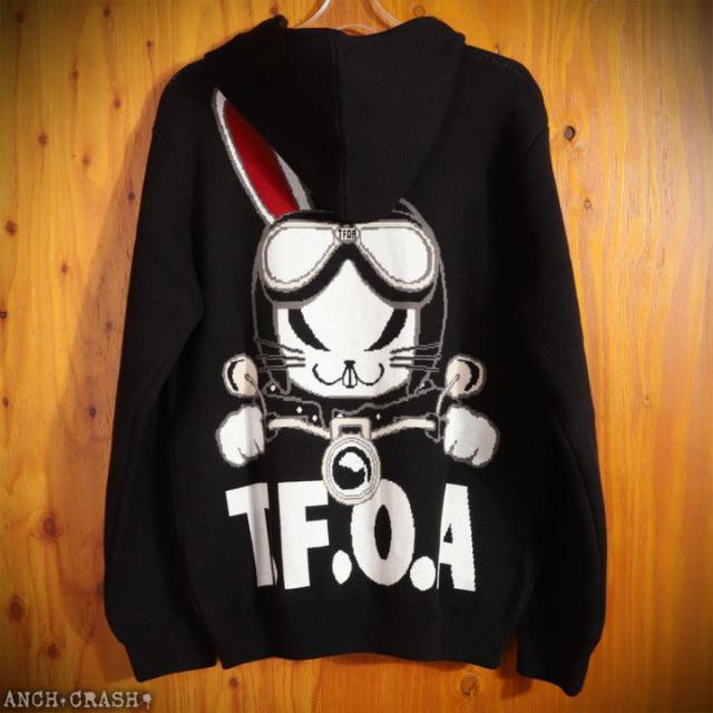 クローズ WORST T.F.O.A RABBIT ジャガードニットF/Zパーカー (CRKN-2501) 【送料無料】CROWS ワースト_8