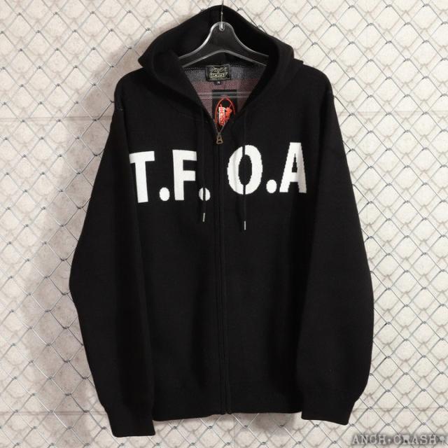 クローズ WORST T.F.O.A RABBIT ジャガードニットF/Zパーカー (CRKN-2501) 【送料無料】CROWS ワースト_3