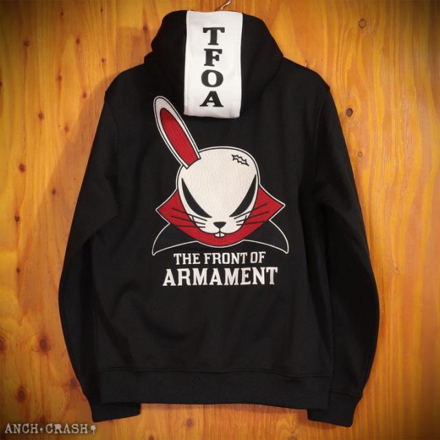 CRONO限定パーカー クローズ WORST デスラビット ストレッチボンディング フルZIP