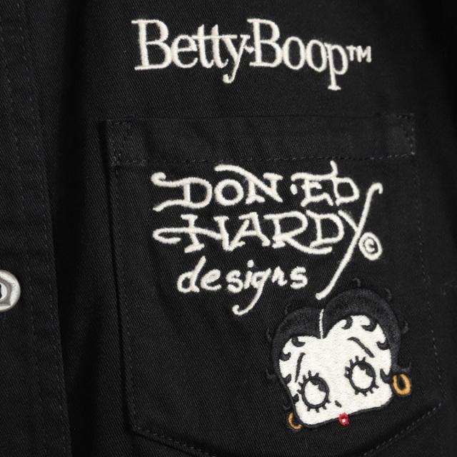 BETTY BOOP×Ed Hardy 半袖シャツ (BED-2505) 【送料無料】ベティブープ エドハーディー 刺繍_13