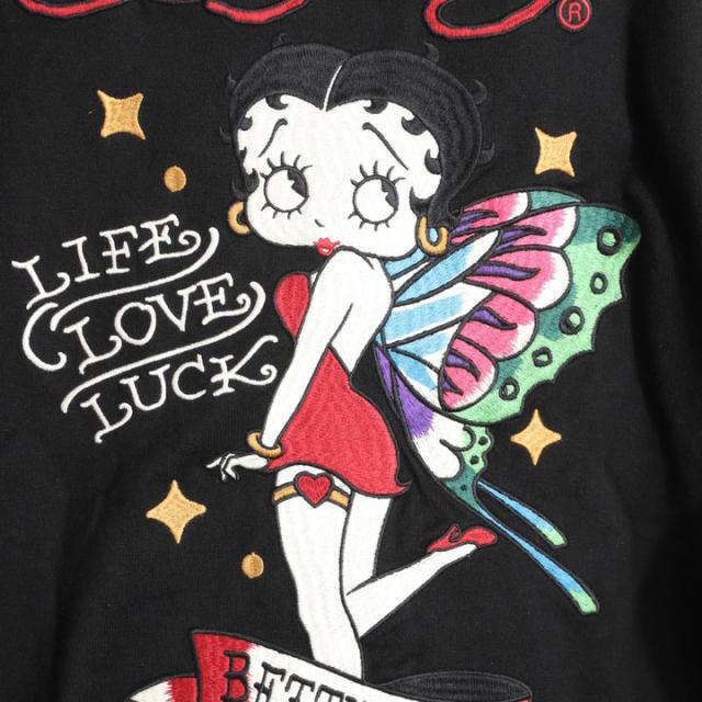 BETTY BOOP×Ed Hardy ZIPパーカー (BED-2509) 【送料無料】ベティブープ エドハーディー 刺繍_17