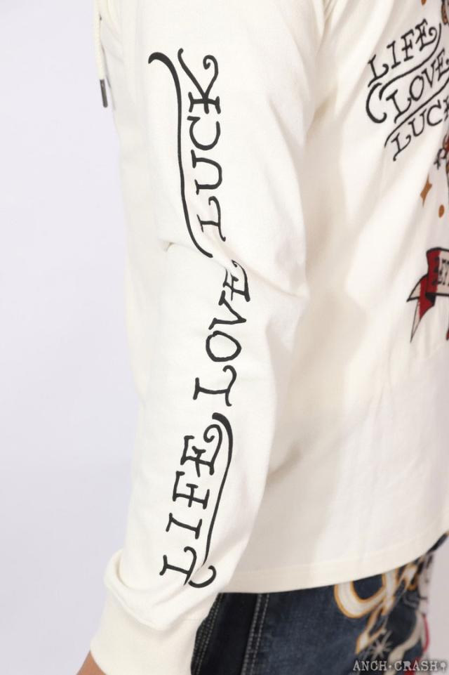 BETTY BOOP×Ed Hardy ZIPパーカー (BED-2509) 【送料無料】ベティブープ エドハーディー 刺繍_9