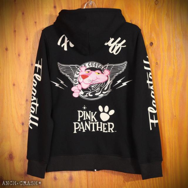 在庫限りセール SALE 30%off FLAG STAFF ピンクパンサー 刺繍 パーカー