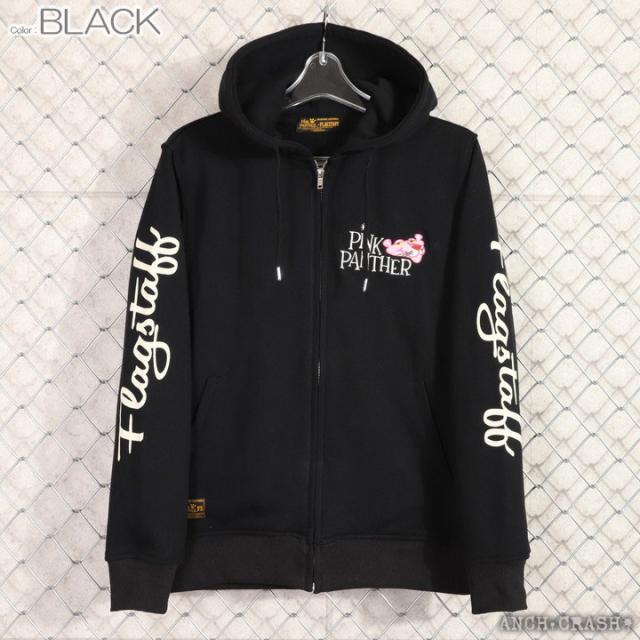 在庫限りセール SALE 30%off FLAG STAFF ピンクパンサー 刺繍 パーカー