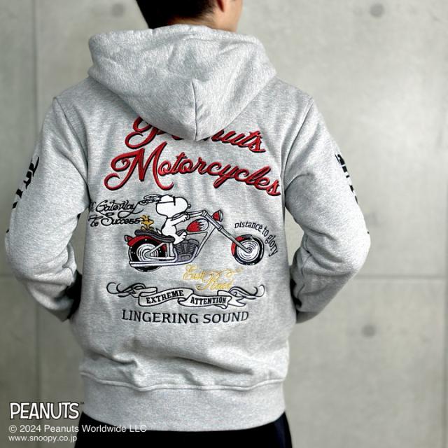 Mサイズのみラスト1点もってけ価格！在庫限りセール SALE 30%off FLAG STAFF SNOOPY コラボ ZIP パーカー 451087 フラッグスタッフ スヌーピー 裏毛 長袖 刺繍 ご奉仕品の為返品交換不可