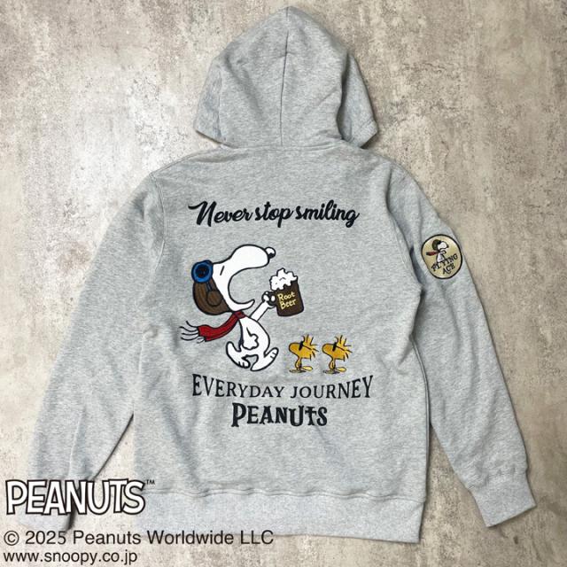 FLAG STAFF SNOOPY コラボ PEANUTS ROOT BEER パーカー (461012 