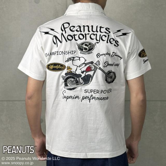 FLAG STAFF SNOOPY コラボ 半袖 ポロシャツ (452095) 【送料無料】フラッグスタッフ スヌーピー 刺繍