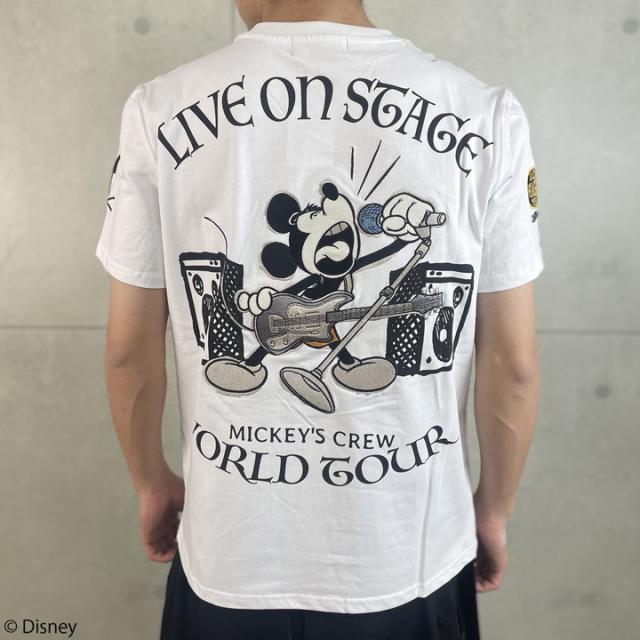 FLAG STAFF ミッキーマウス 半袖 Tシャツ (452511) 【送料無料】フラッグスタッフ MICKEY MOUSE 刺繍