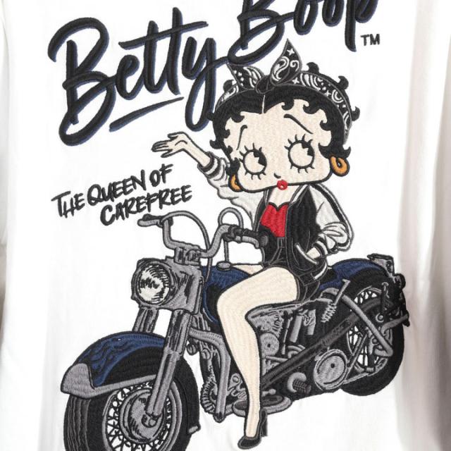 BETTY BOOP フェイク袖 ロンTEE (BBN-2512) 【送料無料】ベティブープ