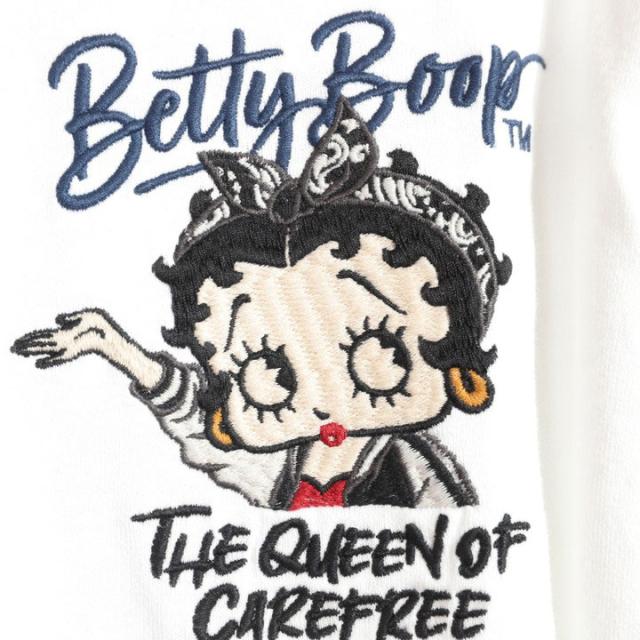 BETTY BOOP フェイク袖 ロンTEE (BBN-2512) 【送料無料】ベティブープ