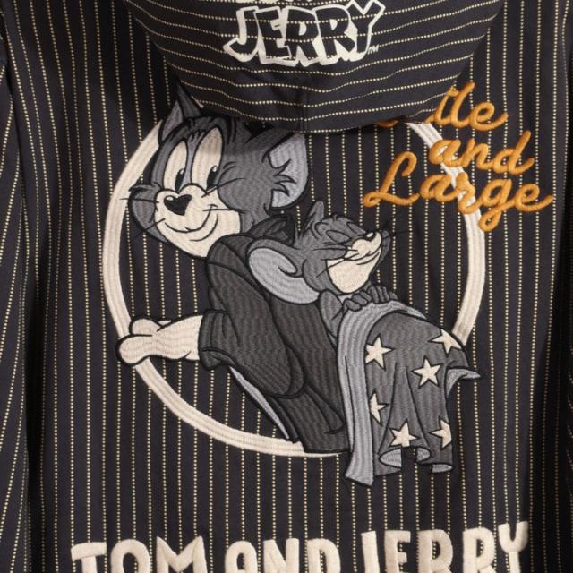 トムとジェリー ZIP パーカー (TJN-2606) 【送料無料】TOM AND JERRY NEVERMIND 刺繍_17