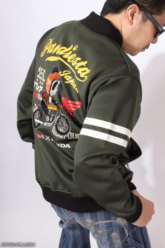 HONDA×PANDIESTA CB400FOUR バイカースタイルジャージー (595505) 【送料無料】パンディエスタ ホンダ 刺繍_5