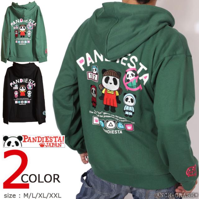 PANDIESTA サバイバルパンダ フルZIPパーカー (595560) 【送料無料】パンディエスタ 刺繍