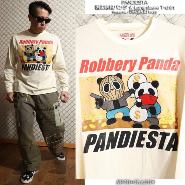 PANDIESTA 因果応報パンダ ロンTee (595965) 【送料無料】パンディ