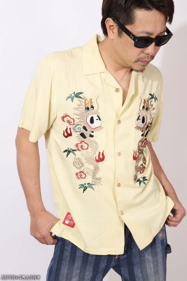 PANDIESTA パンディエスタ パンドラゴン 半袖シャツ (585202) 【送料無料】総刺繍_2