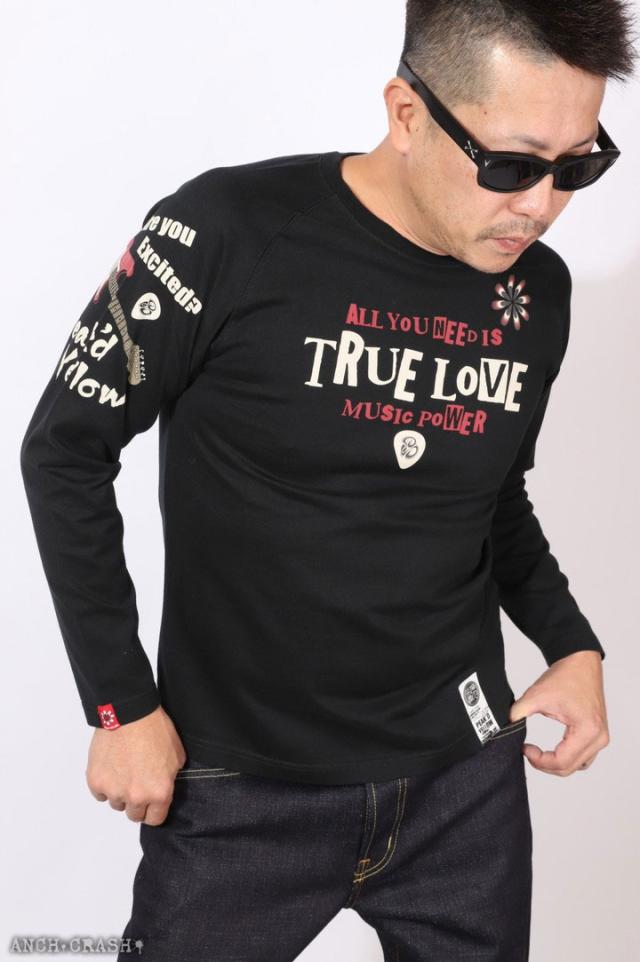 PEAK'D YELLOW ギター姉御 ロンT (PYLT-243)【送料無料】長袖 Tシャツ ロングTシャツ ピークドイエロー エフ商会の通販は PEAK'D YELLOW ギター姉御 ロンT (PYLT-243)【送料無料】長袖 Tシャツ ロングTシャツ ピークドイエロー エフ商会の通販は