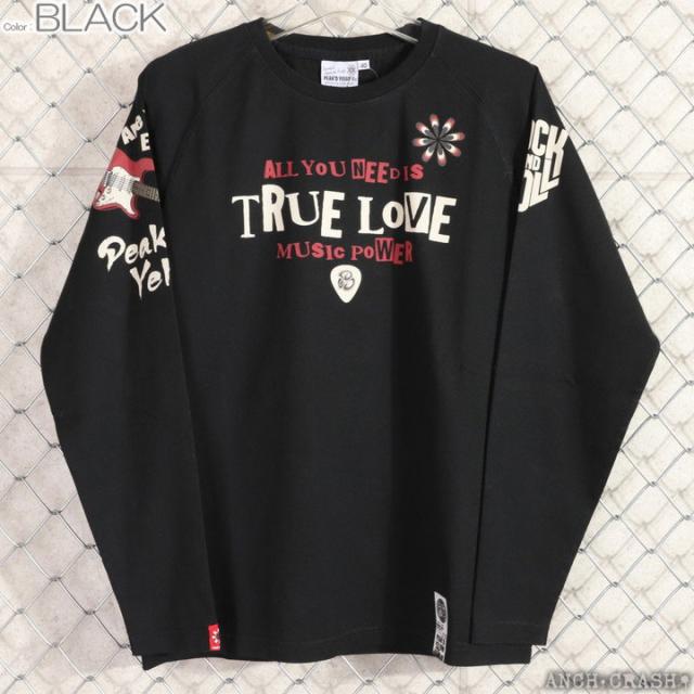 PEAK'D YELLOW ギター姉御 ロンT (PYLT-243)【送料無料】長袖 Tシャツ ロングTシャツ ピークドイエロー エフ商会の通販は PEAK'D YELLOW ギター姉御 ロンT (PYLT-243)【送料無料】長袖 Tシャツ ロングTシャツ ピークドイエロー エフ商会の通販は