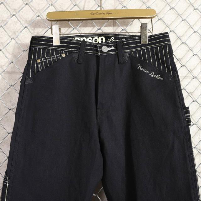 VANSON バンソン ペインターダックパンツ (NVBL-301B-Duck) 【送料無料】ワークパンツ カーゴパンツ_3