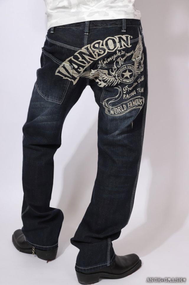 VANSON フライングスター 刺繍 デニムパンツ(SP-B-29)バンソン ワン