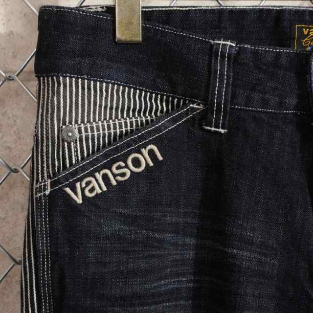 VANSON バンソン ウィングスター ロゴ刺繍 デニム ペインターパンツ(SP