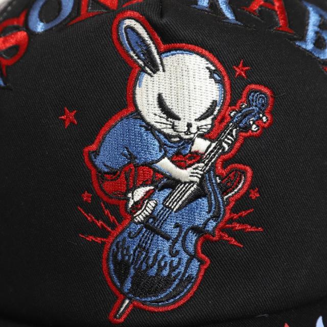 VANSON クローズ WORST デスラビット ツイルメッシュキャップ