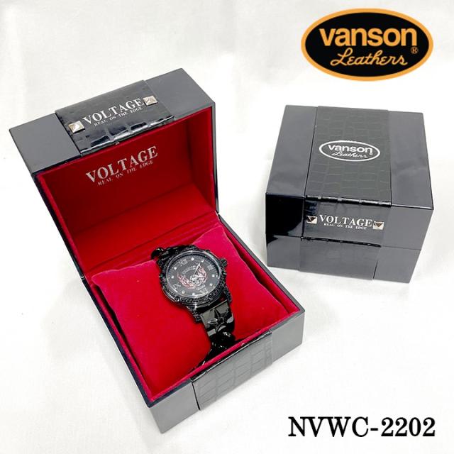 VOLTAGE×VANSON コラボレーションウォッチ(NVWC-2202)フレアスカル
