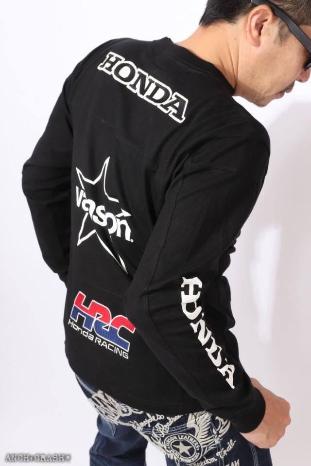 VANSON HONDA ロンT (HRV-2410)【送料無料】バンソン ホンダ 長袖T