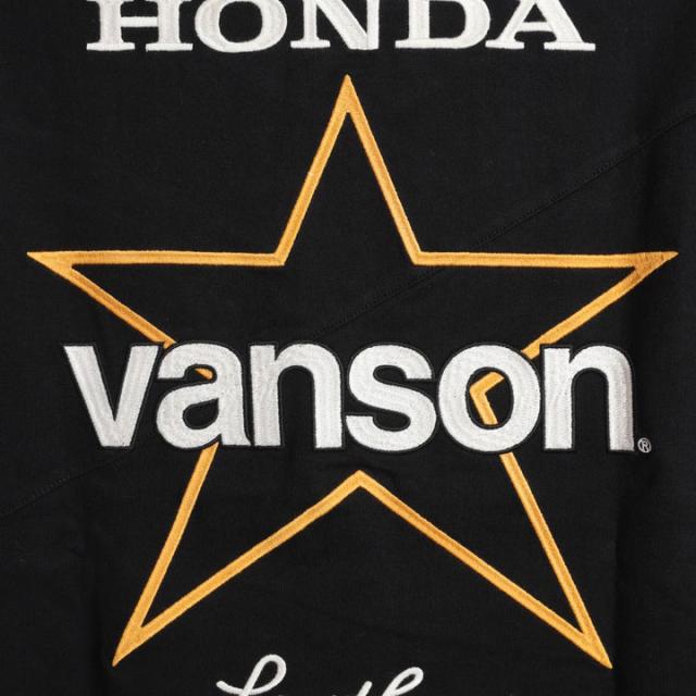 VANSON HONDA 半袖TEE (HRV-2507) 【送料無料】バンソン ホンダ 半袖Tシャツ 刺繍 ワッペン_18