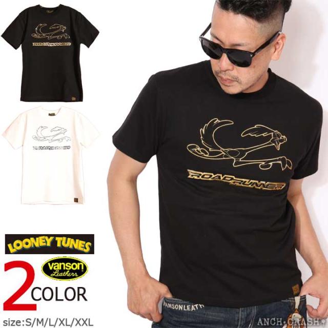 VANSON ルーニー・テューンズ コラボ ROAD RUNNER エンボスプリント 半袖 Tシャツ(LTV-2110)バンソン LOONE TUNESの通販は