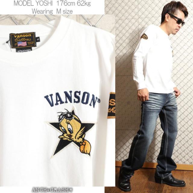 VANSON ルーニー・テューンズ コラボ ロンTEE (LTV-2508) 【送料無料