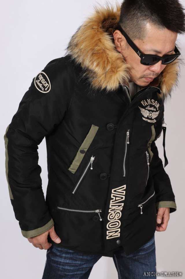 VANSON バンソン ミドルレングス N3-B ジャケット (NVJK-2403 VANSON バンソン ミドルレングス N3-B ジャケット (NVJK-2403