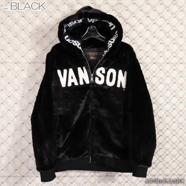 全品p10倍!3/13am09:59迄】VANSON バンソン スカルボーン ファーZIP