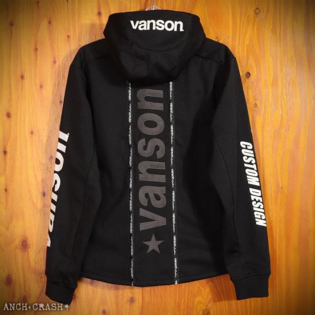 VANSON バンソン ストレッチボンディング フルZIPパーカー NVSZ-2314 